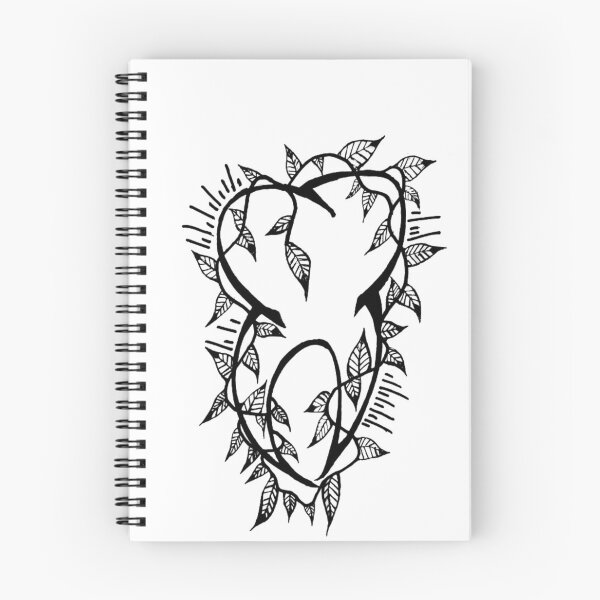 Item preview, Exotic Tooth In Leaf Vines Tattoo Style designed and sold by KayTurtless.