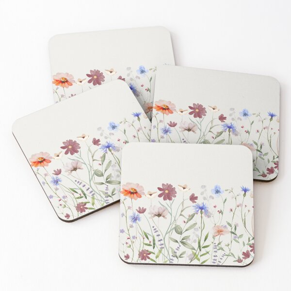 Item preview, Watercolor Wildflower Meadow designed and sold by Nature Hues.
