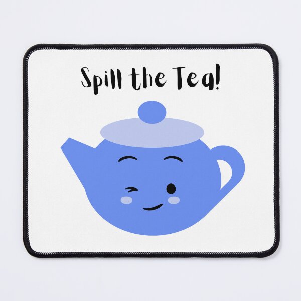 Item preview, Spill the Tea - Cute Teapot Design designed and sold by LaughingLabCoat.