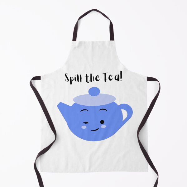 Item preview, Spill the Tea - Cute Teapot Design designed and sold by LaughingLabCoat.