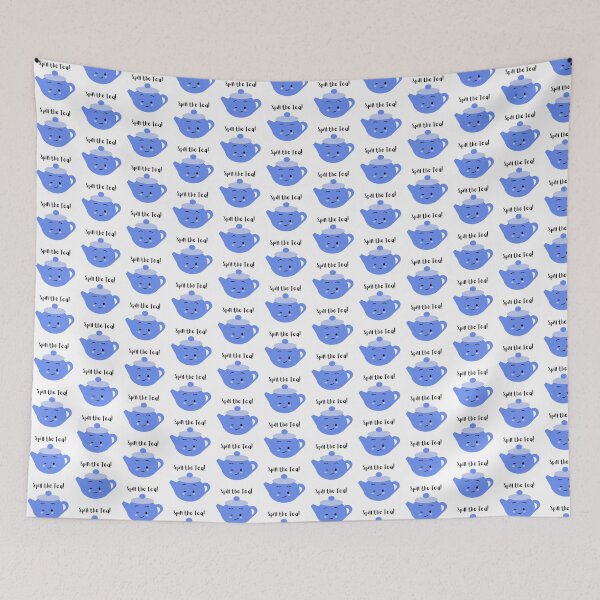 Item preview, Spill the Tea - Cute Teapot Design designed and sold by LaughingLabCoat.