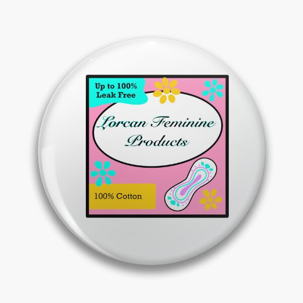 Item preview, Lorcan Feminine Products designed and sold by KeenieArtSLC.