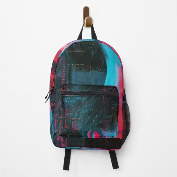 Item preview, Women portraits, digital distortion, intense glitch colors designed and sold by Piotrek0001.