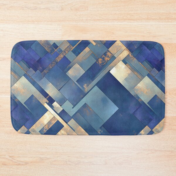 Item preview, Abstract skyscape, Blue Gold White designed and sold by mind-coloring.
