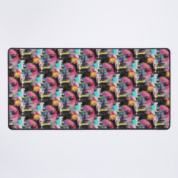 Item preview, Women portraits, digital distortion, intense glitch colors designed and sold by Piotrek0001.