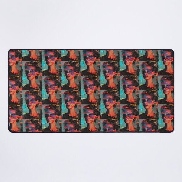 Item preview, Women portraits, digital distortion, intense glitch colors designed and sold by Piotrek0001.