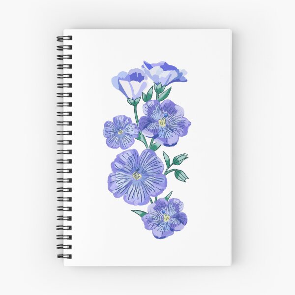 Item preview, Blue Flax Flower designed and sold by Ilpiccololupo .