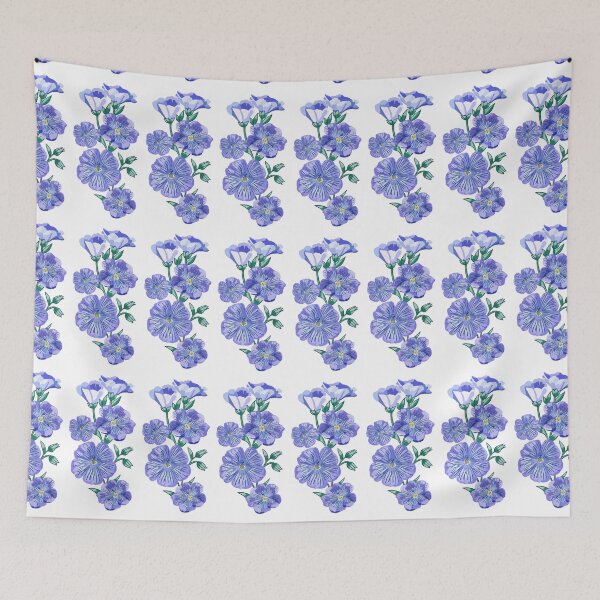 Item preview, Blue Flax Flower designed and sold by Ilpiccololupo .