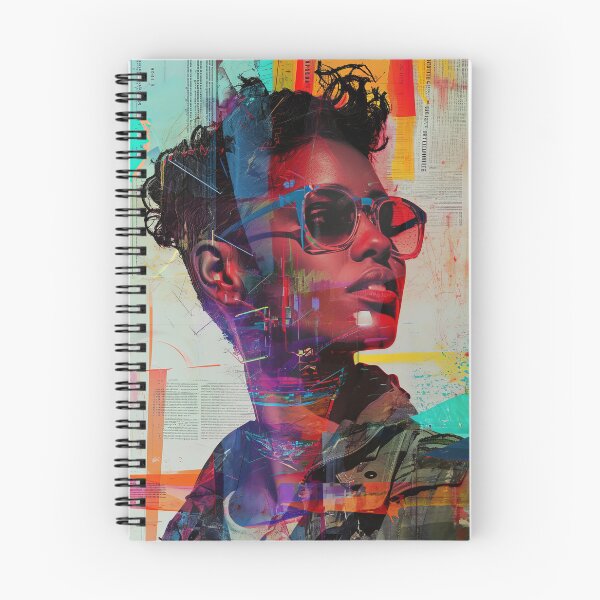 Item preview, Copy of Women portraits, digital distortion, intense glitch colors designed and sold by Piotrek0001.