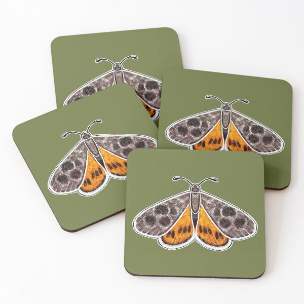 Item preview, "Golden Sun Moth" | Australian Critically Endangered Species designed and sold by LiseHoltArt.