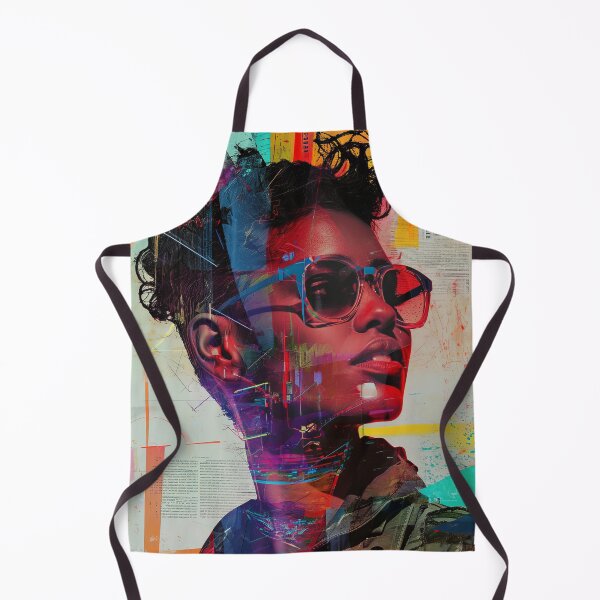 Item preview, Copy of Women portraits, digital distortion, intense glitch colors designed and sold by Piotrek0001.