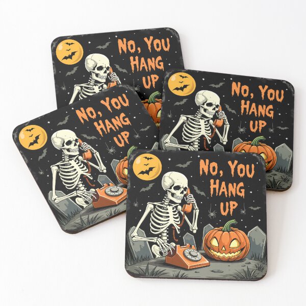 Item preview, No You Hang Up | Creepy Halloween Design designed and sold by Brizvid.