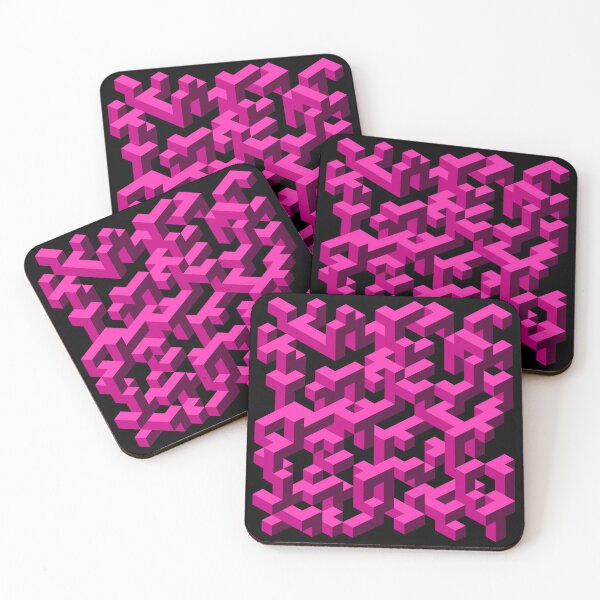 Item preview, Pink Cube Labyrinth designed and sold by junedug.