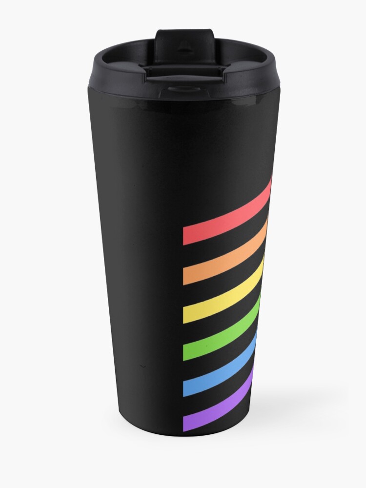 Alternate view of Rainbow Dice Set Tabletop RPG Gaming Travel Mug
