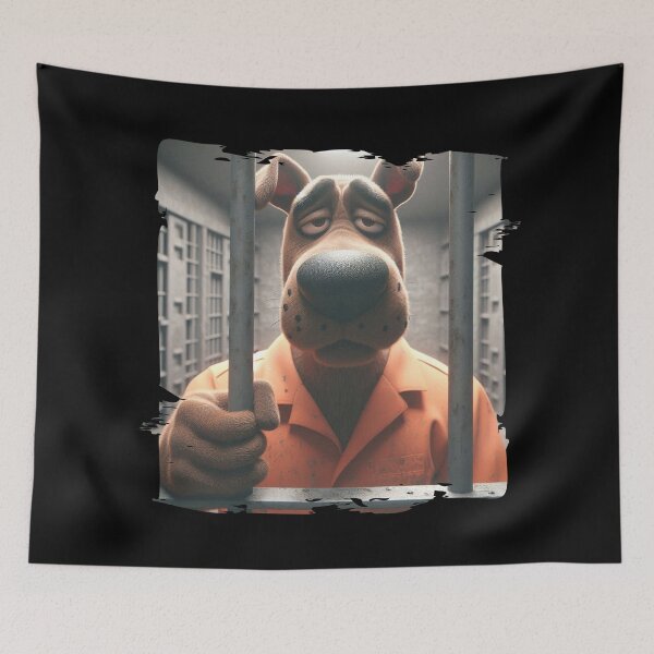 Item preview, Dog Prisoner Behind Bars designed and sold by Hungry-Murphy.