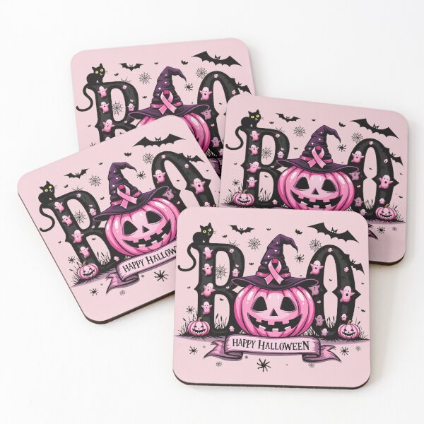Item preview, Happy Pink Halloween designed and sold by decorwonders.