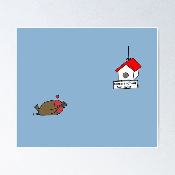 Item preview, Bird Going House Shopping designed and sold by Birdoodle.
