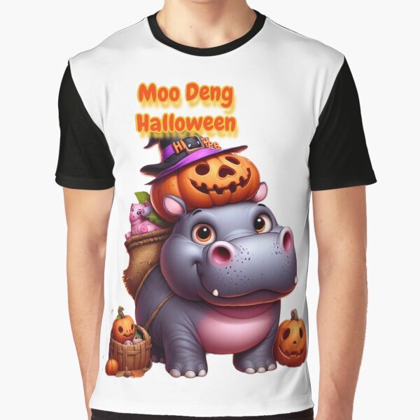 Item preview, Moo-Deng Halloween  designed and sold by DigitalArtTK.