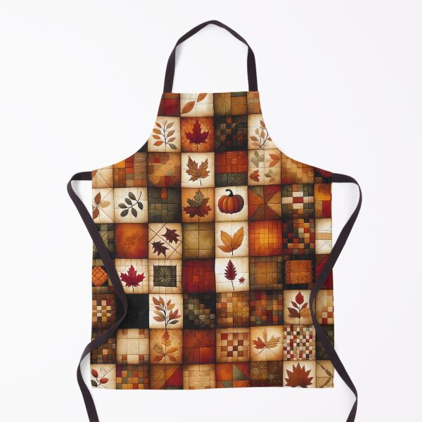 Item preview, Fall Colored Patchwork Pattern designed and sold by PinUpPizzazz.