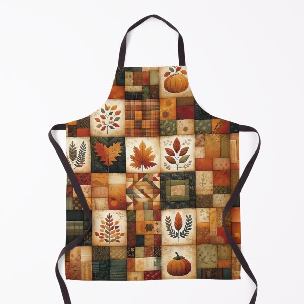 Item preview, Fall Colored Patchwork Pattern designed and sold by PinUpPizzazz.