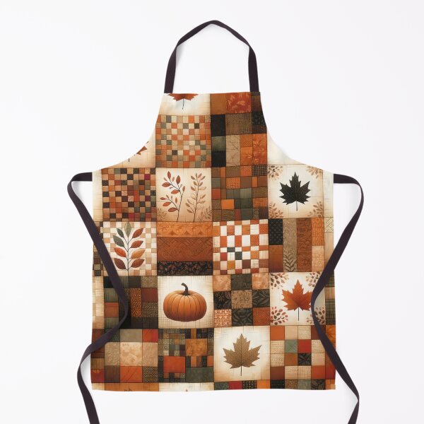 Item preview, Fall Colored Patchwork Pattern designed and sold by PinUpPizzazz.