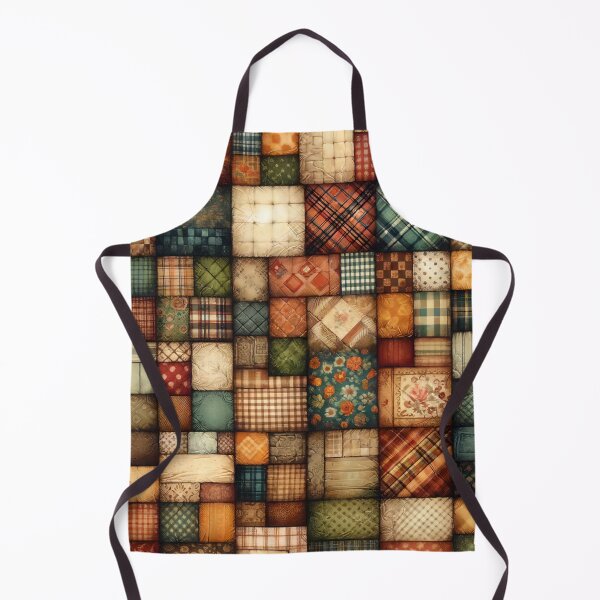 Item preview, Fall Colored Patchwork Pattern designed and sold by PinUpPizzazz.