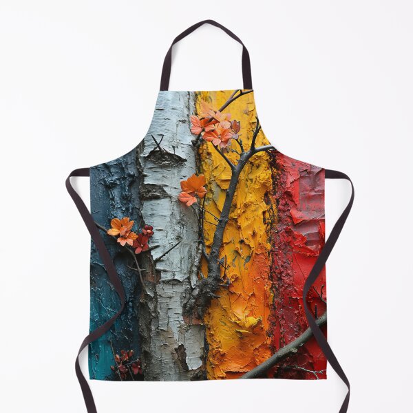 Item preview, Three-dimensional autumn tree collages with vibrant colors designed and sold by Piotrek0001.
