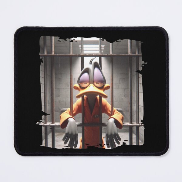 Item preview, Battered Duck Prisoner Behind Bars designed and sold by Hungry-Murphy.