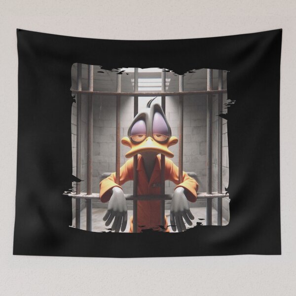 Item preview, Battered Duck Prisoner Behind Bars designed and sold by Hungry-Murphy.