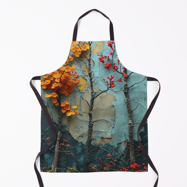 Item preview, Three-dimensional autumn tree collages with vibrant colors designed and sold by Piotrek0001.
