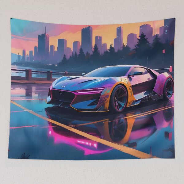 Artikelvorschau, Cyberpunk-Hypercar am See entworfen und verkauft von papi1998.