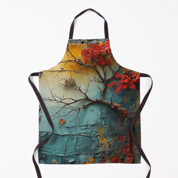 Item preview, Three-dimensional autumn tree collages with vibrant colors designed and sold by Piotrek0001.