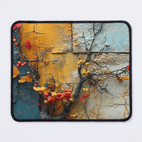 Item preview, Three-dimensional autumn tree collages with vibrant colors designed and sold by Piotrek0001.