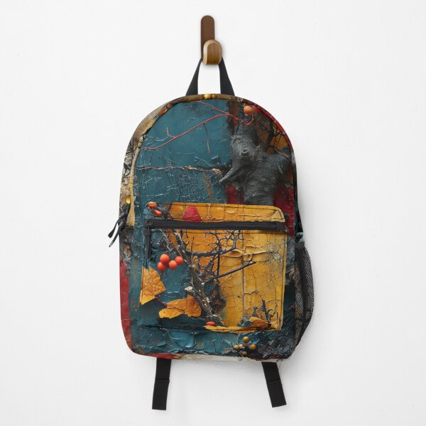 Item preview, Three-dimensional autumn tree collages with vibrant colors designed and sold by Piotrek0001.