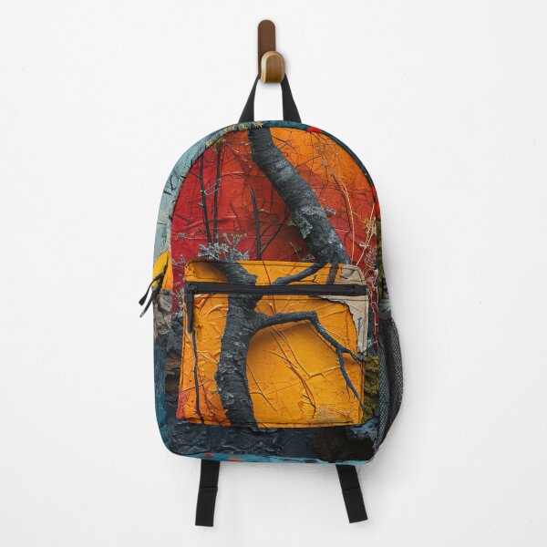 Item preview, Three-dimensional autumn tree collages with vibrant colors designed and sold by Piotrek0001.