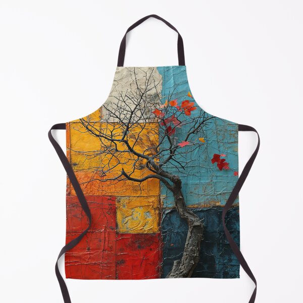 Item preview, Three-dimensional autumn tree collages with vibrant colors designed and sold by Piotrek0001.