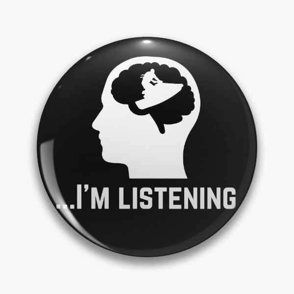 Item preview, I'm listening, thinking about jetskiing designed and sold by CheerfulBee.