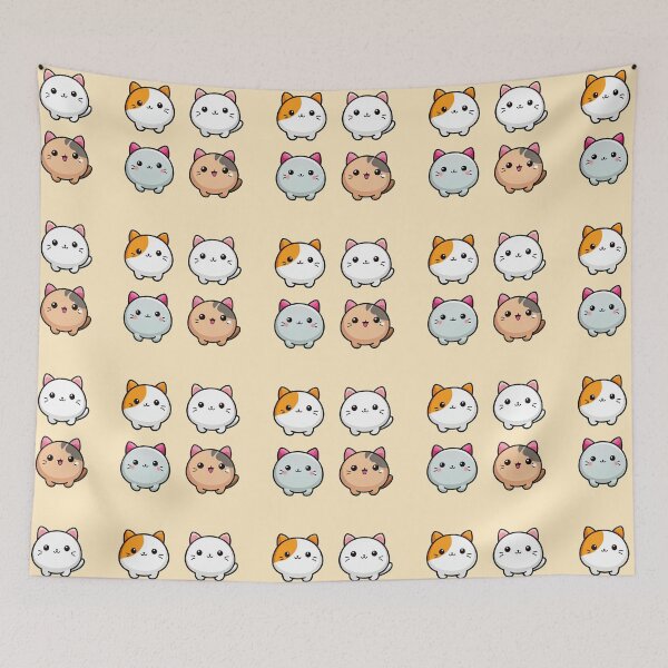 Item preview, cute cats set of 4 designed and sold by rlav123.