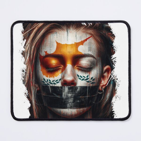 Item preview, A woman with a blindfold on her face Gagged mouth designed and sold by AiPoliviosArt.