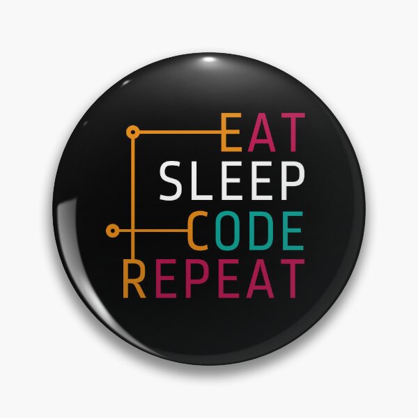 Item preview, Eat Sleep Code Repeat programmer  designed and sold by The-TeeFactory.