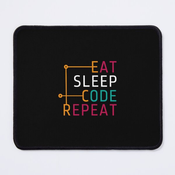 Item preview, Eat Sleep Code Repeat programmer  designed and sold by The-TeeFactory.