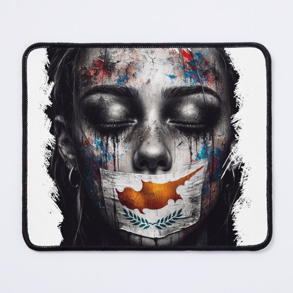 Item preview, A woman with a blindfold on her face Gagged mouth designed and sold by AiPoliviosArt.