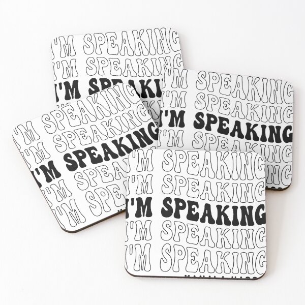 Item preview, I'm Speaking – Kamala Harris Quote: Bold Empowerment Statement Tee designed and sold by Kdorsey2.