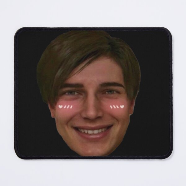 Item preview, Blushing Smiling Leon Kennedy Resident Evil 4 Remake designed and sold by Neesu.