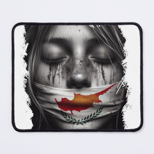 Item preview, A woman with a blindfold on her face Gagged mouth designed and sold by AiPoliviosArt.