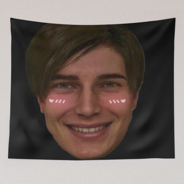 Item preview, Blushing Smiling Leon Kennedy Resident Evil 4 Remake  designed and sold by Neesu.