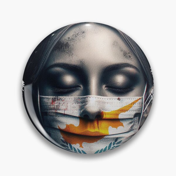 Item preview, A woman with a blindfold on her face Gagged mouth designed and sold by AiPoliviosArt.