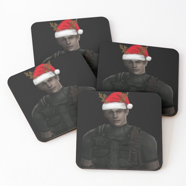 Item preview, Classic Leon Kennedy Resident Evil 4 Wearing a Christmas Hat designed and sold by Neesu.