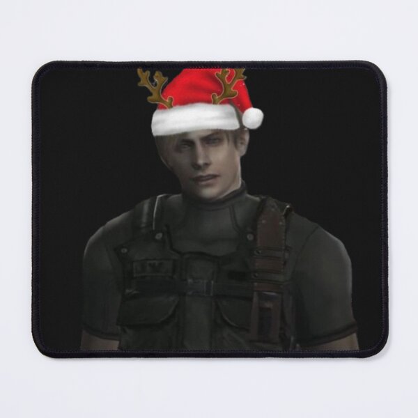 Item preview, Classic Leon Kennedy Resident Evil 4 Wearing a Christmas Hat designed and sold by Neesu.