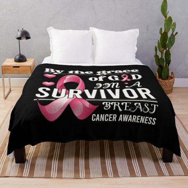 Item preview, By The Grace of God I Am A Breast Cancer Survivor Support Squad designed and sold by BongsEmporium.